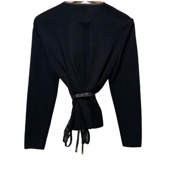 Doncaster 100% Leather & Wool Gold Detail Luxury Jacket S - Picture 3 of 11